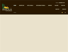 Tablet Screenshot of hotelinsula.com